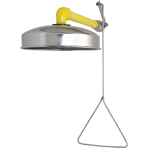 Douches d'urgence &agrave; alimentation horizontale, Montage mural Moffatt Supply & Specialties