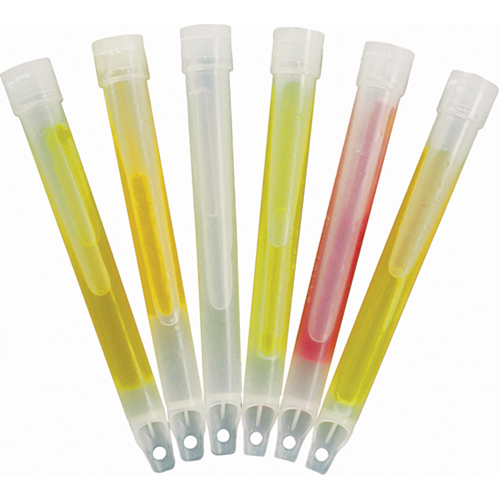 B&acirc;tons de s&eacute;curit&eacute; luminescents Cyalume 6", Rouge, Dur&eacute;e 12 h Moffatt Supply & Specialties