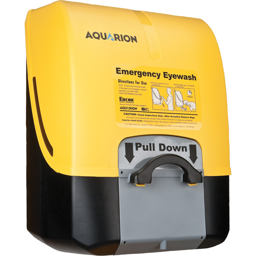 Douche oculaire autonome Aquarion, Aliment&eacute; par gravit&eacute;, Capacit&eacute; 7,4 gal., Conformit&eacute; ANSI Z358.1 Moffatt Supply & Specialties