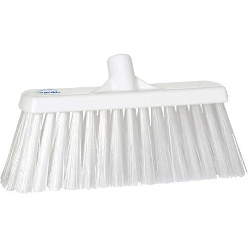 Food Hygiene Broom, 11.7"x3", Polyester, White Moffatt Supply & Specialties