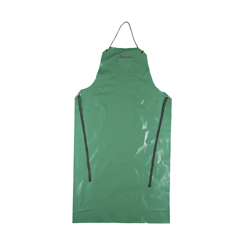 A43 48 Tablier ignifug&eacute; CA-43, Polyester/PVC, 29" lo x 48" la, Vert Moffatt Supply & Specialties