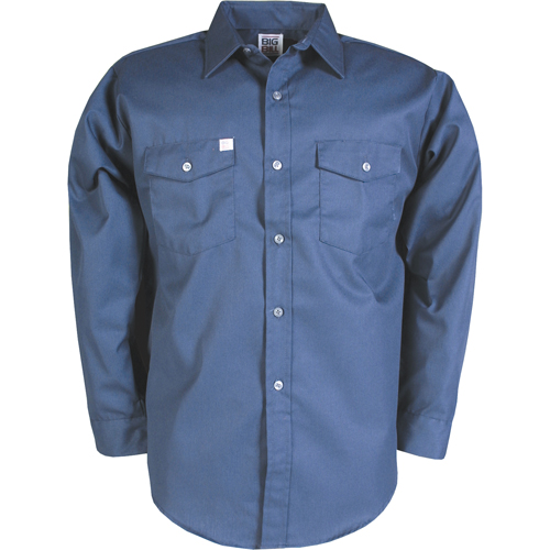 Work Shirts, Men's, Small, Navy Blue Moffatt Supply & Specialties