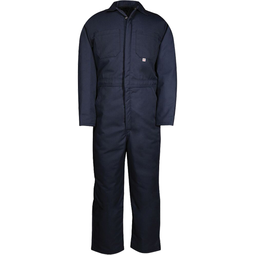 Insulated Coveralls, Men's, Navy Blue, Size Medium Moffatt Supply & Specialties