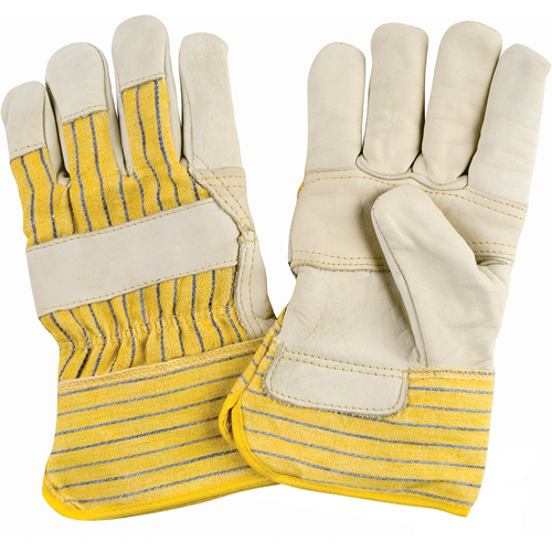 Gants d'ajusteur doubl&eacute;s pour l'hiver &agrave; paume renforc&eacute;e, T-Grand, Paume en Cuir fleur de vache, Doublure en Molleton de coton Moffatt Supply & Specialties