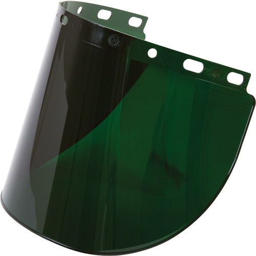 High Performance&reg; Faceshield, Propionate, Green Tint Moffatt Supply & Specialties