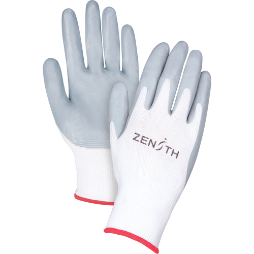 Lightweight Breathable Coated Gloves, 7/Small, Foam Nitrile Coating, 13 Gauge, Polyester Shell Moffatt Supply & Specialties