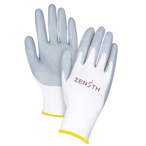 Gants l&eacute;gers enduits et respirants, 11/2T-Grand, R&ecirc;vetement Mousse de nitrile, Calibre 13, Enveloppe en Polyester Moffatt Supply & Specialties