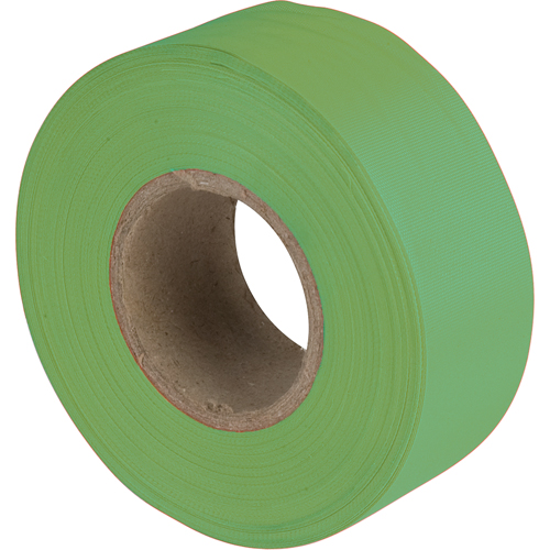 Rubans pour signalisation, 1,1875" la x 150' lo, Vert fluorescent Moffatt Supply & Specialties