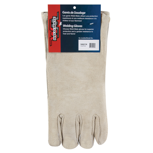 Premium Welder's Gloves, Split Cowhide, Size Large Moffatt Supply & Specialties