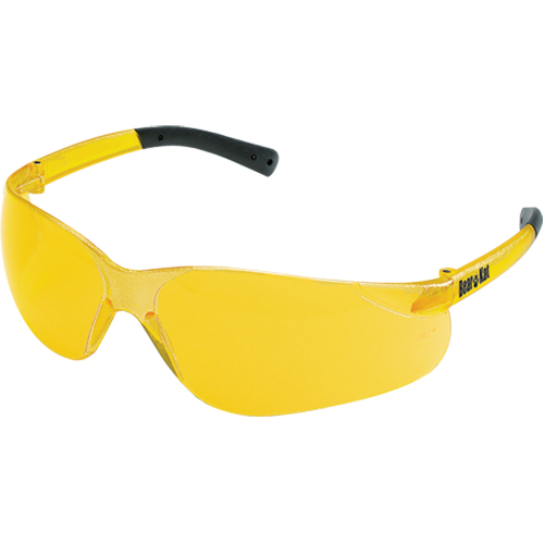 Lunettes de s&eacute;curit&eacute; Bear Kat, Lentille Ambr&eacute;e, Anti-&eacute;gratignures, ANSI Z87+/R&eacute;pond ou surpasse la norme CSA Z94.3 Moffatt Supply & Specialties