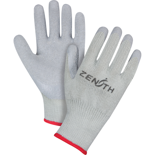 Gants enduits &agrave; doublure confortable en caoutchouc naturel, 10/T-Grand, R&ecirc;vetement Latex de caoutchouc, Calibre 10, Enveloppe en Polyester/Coton Moffatt Supply & Specialties