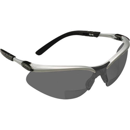BX Reader Safety Glasses, Anti-Fog, Grey/Smoke, 2.0 Diopter Moffatt Supply & Specialties