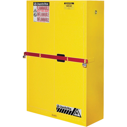 Sure-Grip&reg; Ex High Security Flammable Safety Cabinets, 45 gal., 2 Door, 43" W x 65" H x 18" D Moffatt Supply & Specialties