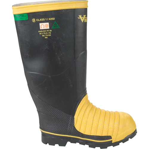 Bottes professionnelles Miner 49ER pour l'exploitation mini&egrave;re, Caoutchouc, Embout Acier, Pointure 7 Moffatt Supply & Specialties