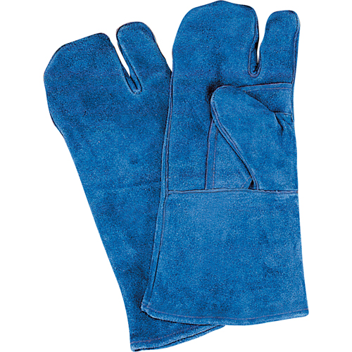 Gants de soudage &agrave; pouce & paume doubles, Cuir de vache refendu, Taille Grand Moffatt Supply & Specialties