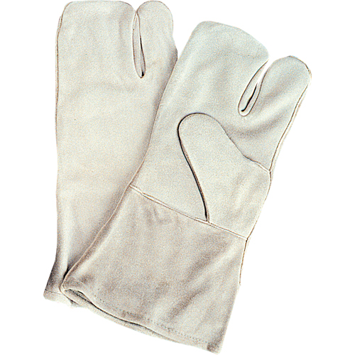 Gants de soudeur d'usage standard, Cuir de vache refendu, Taille Grand Moffatt Supply & Specialties
