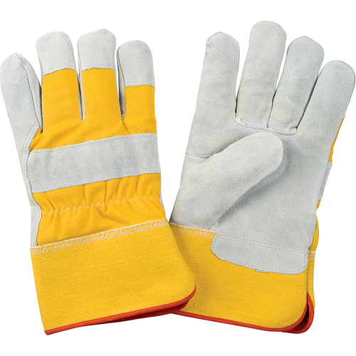 Premium Winter-Lined Fitters Gloves, Large, Split Cowhide Palm, Foam Fleece Inner Lining Moffatt Supply & Specialties