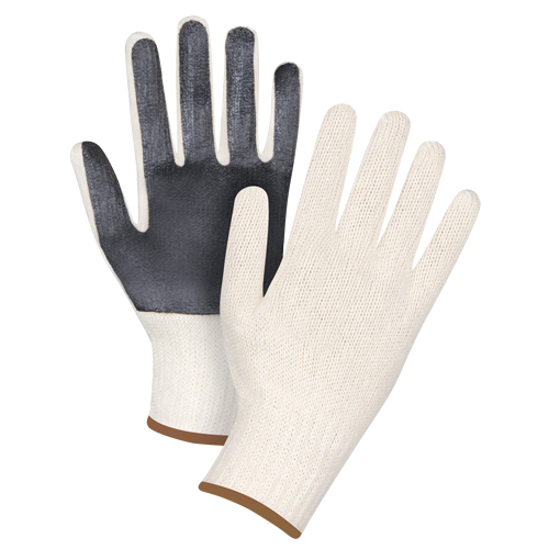 Gants en tricot &agrave; paume enduite, Poly/coton, Un c&ocirc;t&eacute;, Calibre 7, Grand Moffatt Supply & Specialties