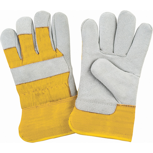 Premium Winter-Lined Fitters Gloves, Medium, Split Cowhide Palm, Foam Fleece Inner Lining Moffatt Supply & Specialties
