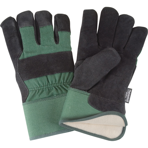 Gants d'ajusteur doubl&eacute;s pour l'hiver &agrave; chaleur sup&eacute;rieure, 2T-Grand, Paume en Cuir de vache refendu, Doublure en Thinsulate Moffatt Supply & Specialties