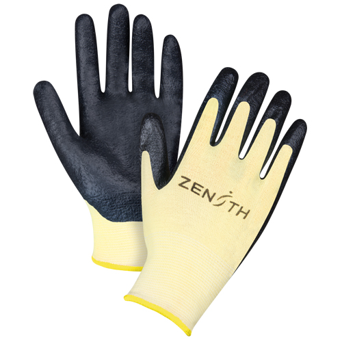 Gants r&eacute;sistants &agrave; la coupe avec prise sup&eacute;rieure, Taille 2T-Grand/11, Calibre 13, Rev&ecirc;tement Mousse de nitrile, Enveloppe en Aramide, ANSI/ISEA 105 niveau 3/EN 388 niveau 5 Moffatt Supply & Specialties