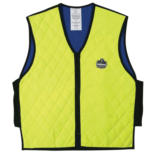Chill-Its&reg; 6665 Wet Evaporative Cooling Vests, Medium, High Visibility Lime-Yellow Moffatt Supply & Specialties