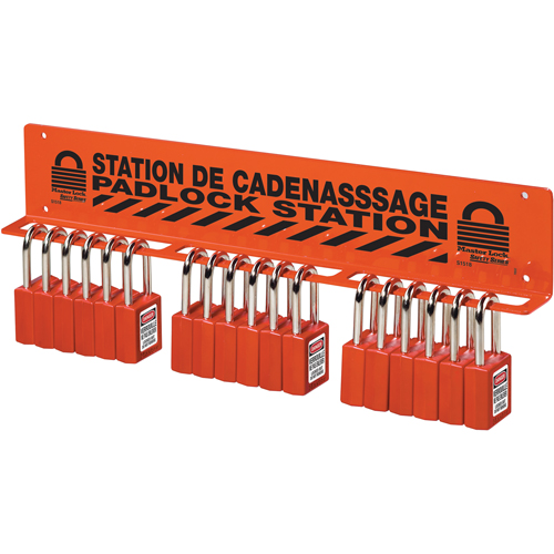 Unfilled Padlock Rack Station Moffatt Supply & Specialties
