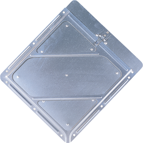 Porte-plaques, Aluminium Moffatt Supply & Specialties