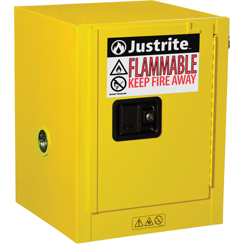 Armoire de s&eacute;curit&eacute; de comptoir pour produits inflammables EX Sure-Grip, 4 gal., 1 Porte(s), 17" La x 22" h x 17" p Moffatt Supply & Specialties