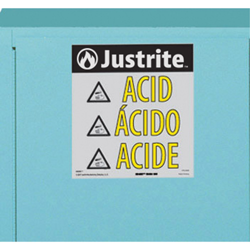 ChemCor&reg; Lined Acid/Corrosive Storage Cabinets, 22 gal., 35" x 35" x 22" Moffatt Supply & Specialties