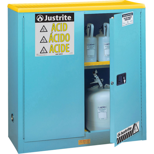 Sure-Grip&reg; Ex Acid/Corrosive Storage Cabinets, 30 gal., 43" x 44" x 18" Moffatt Supply & Specialties