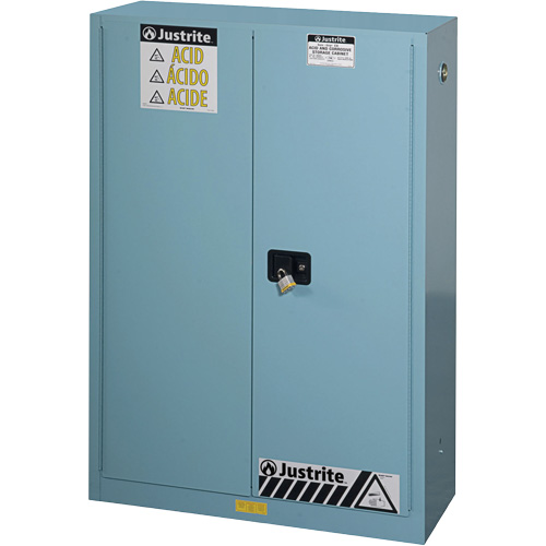 Sure-Grip&reg; Ex Acid/Corrosive Storage Cabinets, 45 gal., 43" x 65" x 18" Moffatt Supply & Specialties