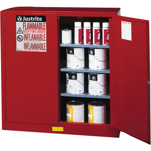 Sure-Grip&reg; EX Combustibles Safety Cabinet for Paint and Ink, 40 gal., 3 Shelves Moffatt Supply & Specialties