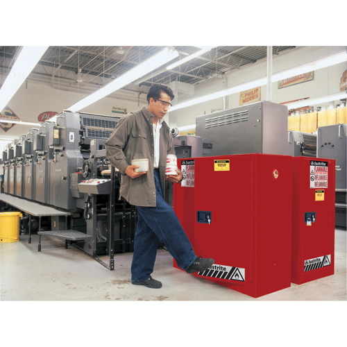 Sure-Grip&reg; EX Combustibles Safety Cabinet for Paint and Ink, 40 gal., 3 Shelves Moffatt Supply & Specialties