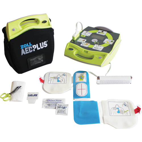 AED Plus&reg; Defibrillator , Semi-Automatic, English, Class 4 Moffatt Supply & Specialties