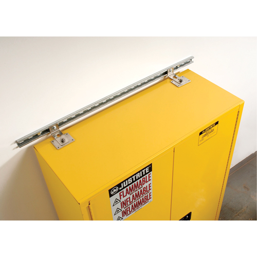 Seismic Bracket for Sure-Grip&reg; Ex Flammable Storage Cabinet Moffatt Supply & Specialties