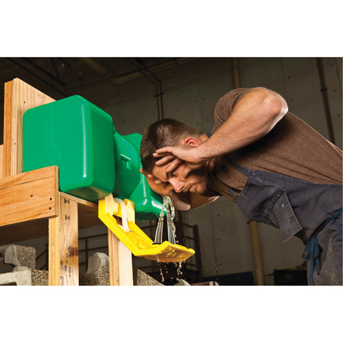 Eyewash Station, Gravity-Fed, 9 gal. Capacity, Meets ANSI Z358.1 Moffatt Supply & Specialties