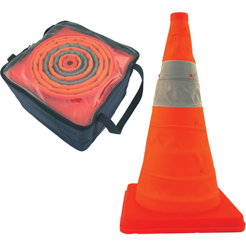 Balises repliables Pack & Pop, 28" h, Orange Moffatt Supply & Specialties