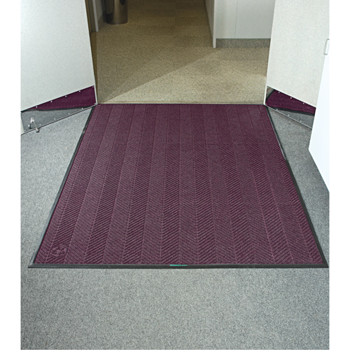 Tapis Waterhog Eco Elite, Essuie-pieds/grattoir, 3' x 20' x 3/8", Marron Moffatt Supply & Specialties