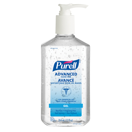 Advanced Hand Sanitizer, 354 ml, Pump Bottle, 70% Alcohol Moffatt Supply & Specialties