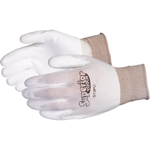 Superior Touch&reg; Coated Gloves, 7/Small, Polyurethane Coating, 13 Gauge, Nylon Shell Moffatt Supply & Specialties