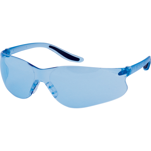 Z500 Series Safety Glasses, Blue Lens, Anti-Scratch, ANSI Z87+/Meets/Exceeds CSA Z94.3 Moffatt Supply & Specialties