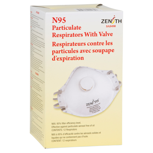 Particulate Respirators, N95, NIOSH Certified, Medium/Large Moffatt Supply & Specialties