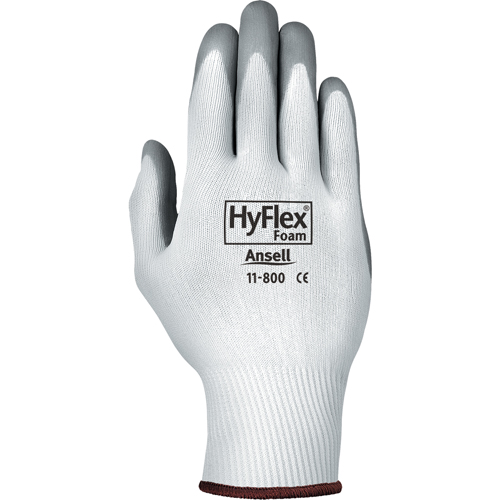 Gants Hyflex 11-800, 7/Petit, R&ecirc;vetement Mousse de nitrile, Calibre 15, Enveloppe en Nylon Moffatt Supply & Specialties