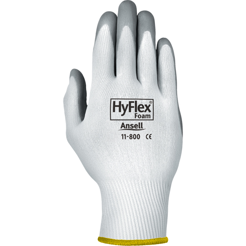 Gants Hyflex 11-800, 8/Moyen, R&ecirc;vetement Mousse de nitrile, Calibre 15, Enveloppe en Nylon Moffatt Supply & Specialties