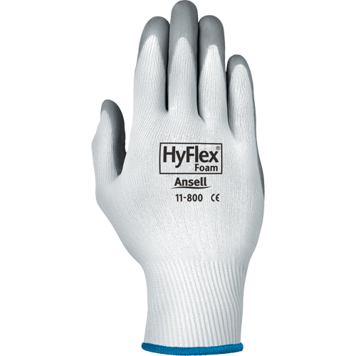 Gants Hyflex 11-800, 11/2T-Grand, R&ecirc;vetement Mousse de nitrile, Calibre 15, Enveloppe en Nylon Moffatt Supply & Specialties