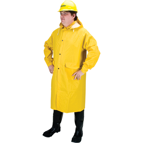 Imperm&eacute;able long RZ200, Polyester, Petit, Jaune Moffatt Supply & Specialties