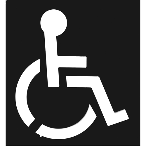 Parking Lot Stencils, English, 37" x 43" Moffatt Supply & Specialties