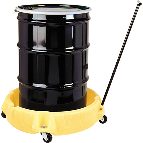 Socles roulants Spill Scooter, 35" dia. x 9" h, Cap. de d&eacute;versement 11 gal. US Moffatt Supply & Specialties