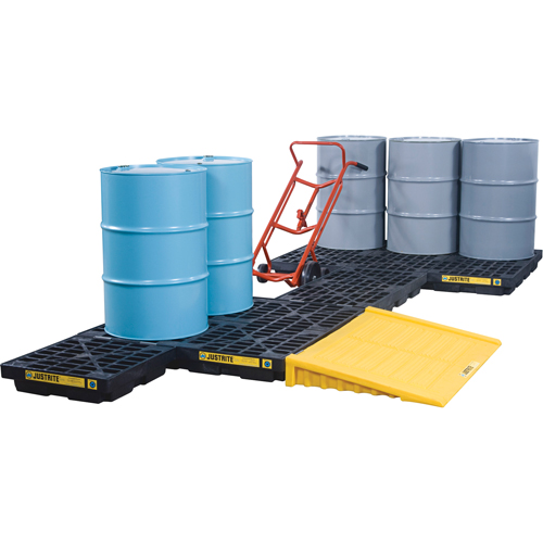 Centres d'accumulation EcoPolyBlend, Capacit&eacute; de d&eacute;versement 12 gal. US, 25" x 25" x 5,5" Moffatt Supply & Specialties